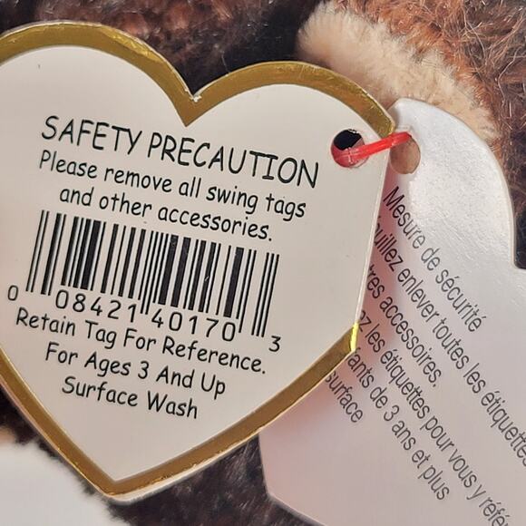 Ty Beanie Baby Kodi Bear Plush Toy 6" Brown Black Stuffed Animal with Tags - Picture 15 of 16